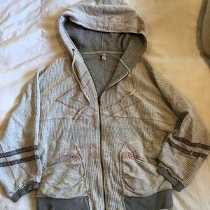 Free People Zip Up Hoodie